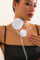 Laden Sie das Bild in den Galerie-Viewer, Weiße Rosenblume Chocker für Party
