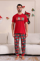 Laden Sie das Bild in den Galerie-Viewer, Rote Frohe Weihnachten Familie Pyjama-Sets