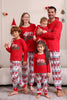 Laden Sie das Bild in den Galerie-Viewer, Rotes Weihnachts-Familien-Pyjama-Set