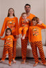 Laden Sie das Bild in den Galerie-Viewer, Orange Halloween Familie Passendes Pyjama-Set