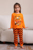 Laden Sie das Bild in den Galerie-Viewer, Orange Halloween Familie Passendes Pyjama-Set