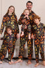 Laden Sie das Bild in den Galerie-Viewer, Schwarzer Druck Halloween Familie Passendes Pyjama-Set