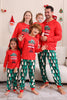 Laden Sie das Bild in den Galerie-Viewer, Roter Druck Weihnachten Familie Passendes Pyjama-Set