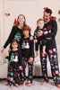 Laden Sie das Bild in den Galerie-Viewer, Schwarzes Frohe Weihnachten Familie Pyjama-Set