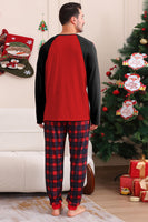 Laden Sie das Bild in den Galerie-Viewer, Roter Bär Rot Liebe frohe Weihnachten Family Pyjama Set