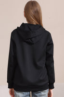 Laden Sie das Bild in den Galerie-Viewer, Schwarze Skelett Kapuze Halloween Familie Sweatshirts