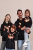 Laden Sie das Bild in den Galerie-Viewer, Schwarze Teufel Kürbis Druck Kapuze Halloween Familie Sweatshirts