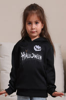 Laden Sie das Bild in den Galerie-Viewer, Familienset Schwarzes Langarm-Sweatshirt