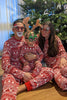 Laden Sie das Bild in den Galerie-Viewer, Rotes Weihnachtsmuster bedruckt Familie passende Pyjama-Sets