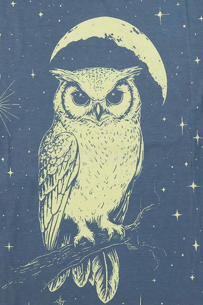 Laden Sie das Bild in den Galerie-Viewer, Grau Blau Bedruckter Leuchtender Passender Familienpyjama