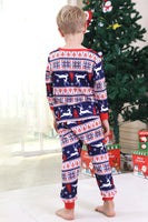 Laden Sie das Bild in den Galerie-Viewer, Roter Familien Weihnachtspyjama mit Winterdruck