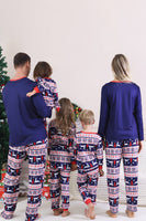 Laden Sie das Bild in den Galerie-Viewer, Roter Familien Weihnachtspyjama mit Winterdruck