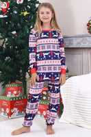 Laden Sie das Bild in den Galerie-Viewer, Roter Familien Weihnachtspyjama mit Winterdruck