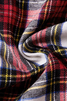 Laden Sie das Bild in den Galerie-Viewer, Rot Karierte Langärmelige Familie Passende Weihnachtshemden