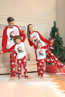 Laden Sie das Bild in den Galerie-Viewer, Roter Weihnachtsmann-Druck Weihnachten Familie Passende Pyjama