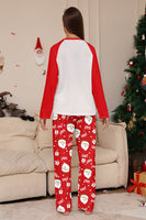 Laden Sie das Bild in den Galerie-Viewer, Roter Weihnachtsmann-Druck Weihnachten Familie Passende Pyjama