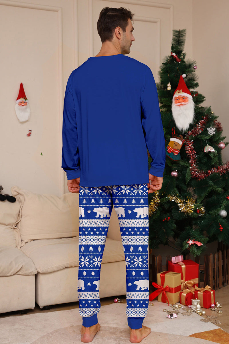 Laden Sie das Bild in den Galerie-Viewer, Roter Druck Baum Langarm Weihnachten Familie Passender Pyjama