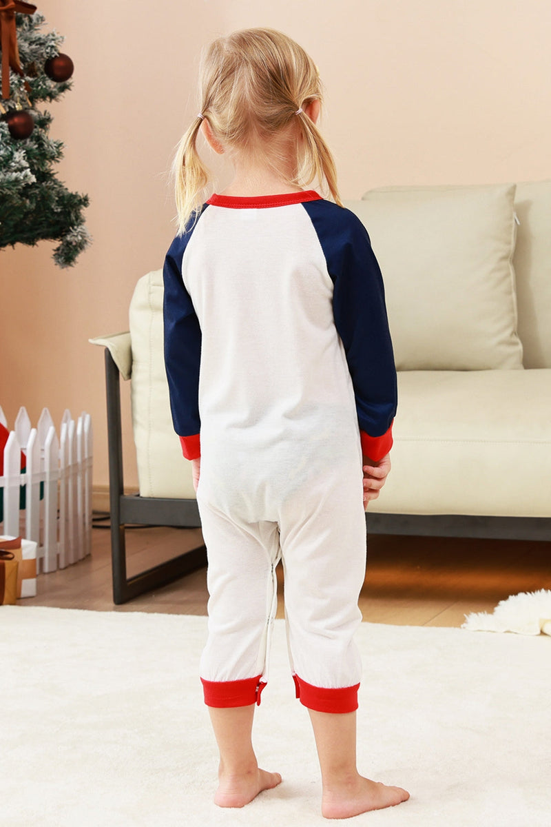 Laden Sie das Bild in den Galerie-Viewer, Familienpyjama-Sets 2-teilige Grüne Rundhals Weihnachtsbaumbedruckung