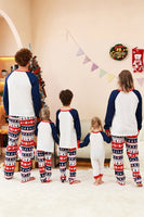 Laden Sie das Bild in den Galerie-Viewer, Familienpyjama-Sets 2-teilige Grüne Rundhals Weihnachtsbaumbedruckung