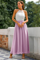 Laden Sie das Bild in den Galerie-Viewer, Pfau Offener Rücken Hochzeitsgast Kleid