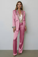 Laden Sie das Bild in den Galerie-Viewer, Funkelndes Dunkelgoldenes Spitzenrevers 2-teilige Damen Ballanzüge