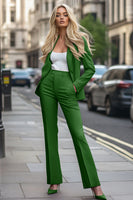 Laden Sie das Bild in den Galerie-Viewer, Fuchsia 2-teilige Langärmelige Arbeitsanzüge mit Taschen