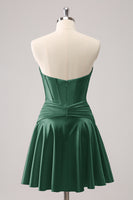 Laden Sie das Bild in den Galerie-Viewer, Fuchsia A-Linie Korsett Kurzes Abiballkleid