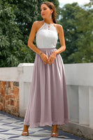 Laden Sie das Bild in den Galerie-Viewer, Pfau Offener Rücken Hochzeitsgast Kleid