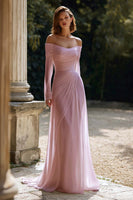 Laden Sie das Bild in den Galerie-Viewer, Elfenbein Schulterfreies Brautkleid mit Rüschen