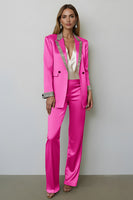 Laden Sie das Bild in den Galerie-Viewer, Funkelndes Dunkelgoldenes Spitzenrevers 2-teilige Damen Ballanzüge