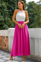 Laden Sie das Bild in den Galerie-Viewer, Dämmerung Offener Rücken Hochzeitsgast Kleid