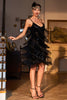 Laden Sie das Bild in den Galerie-Viewer, Rotes Roaring 20s Gatsby Fransen Flapper Kleid