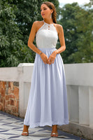 Laden Sie das Bild in den Galerie-Viewer, Dämmerung Offener Rücken Hochzeitsgast Kleid