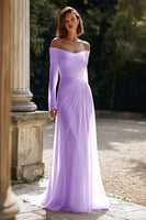 Laden Sie das Bild in den Galerie-Viewer, Elfenbein Schulterfreies Brautkleid mit Rüschen