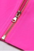 Laden Sie das Bild in den Galerie-Viewer, Fuchsia 3-teilige zweireihige Damen Ballanzüge