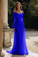 Laden Sie das Bild in den Galerie-Viewer, Elfenbein Schulterfreies Brautkleid mit Rüschen