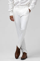 Laden Sie das Bild in den Galerie-Viewer, Champagner 2 Stück Peak Revers Jacquard Herren Ballanzüge mit einem Knopf