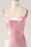 Laden Sie das Bild in den Galerie-Viewer, Blush Meerjungfrau Spaghettiträger Langes Ballkleid