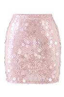 Laden Sie das Bild in den Galerie-Viewer, Glamouröser großer Pailletten-Mini-Rock mit hoher Taille für einen glitzernden Abend für Frauen