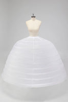Laden Sie das Bild in den Galerie-Viewer, 10 Creolen Tüll Ballkleid Petticoat Bodenlanger Crinoline Unterrock für Quinceanera Kleid