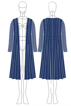 Glitzerndes lila Chiffon A-Linie V-Ausschnitt Kleid für die Mutter der Braut mit langen Ärmeln