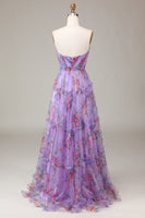 Laden Sie das Bild in den Galerie-Viewer, Dusty Rose Herzausschnitt A-Linie Ballkleid