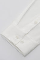 Laden Sie das Bild in den Galerie-Viewer, Schwarzes Langarmshirt Herren Anzug Shirt