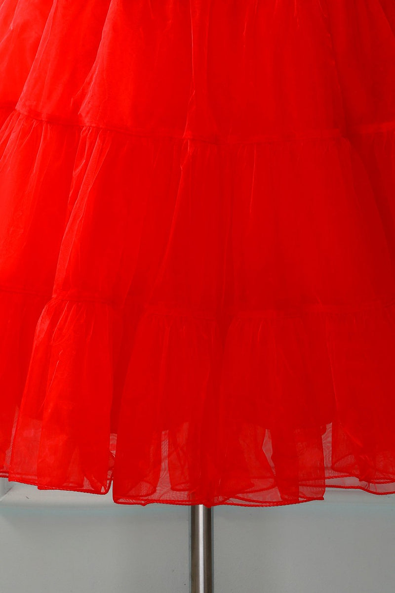 Laden Sie das Bild in den Galerie-Viewer, Roter Tutu Petticoat