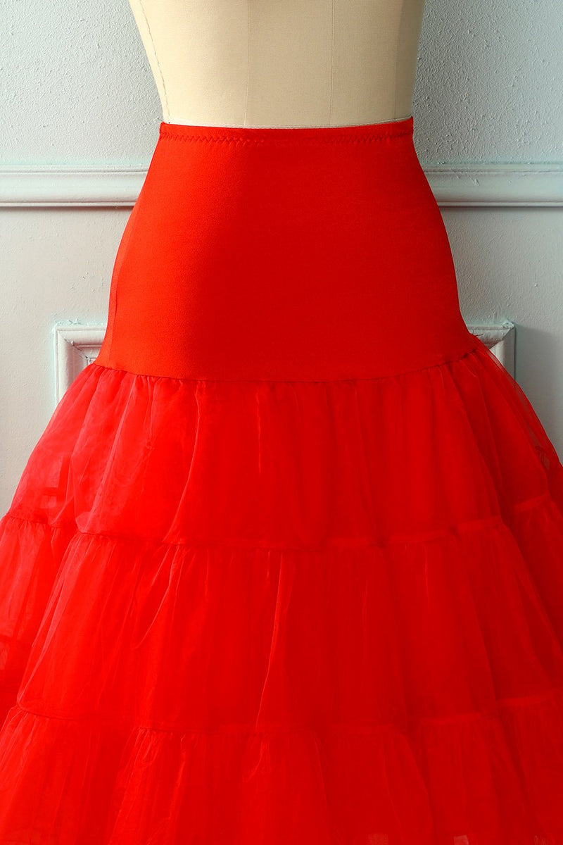 Laden Sie das Bild in den Galerie-Viewer, Roter Tutu Petticoat