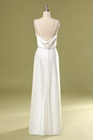 Laden Sie das Bild in den Galerie-Viewer, Mermaid Weißes Langes Ballkleid