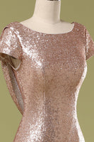 Laden Sie das Bild in den Galerie-Viewer, Pailletten Rückenfrei Ballkleid