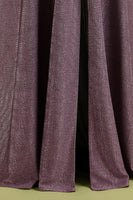 Laden Sie das Bild in den Galerie-Viewer, Lang Satin Trauben Ballkleid mit Schnürung