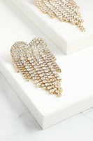 Laden Sie das Bild in den Galerie-Viewer, Gold Kristall Tropfen Ohrringe