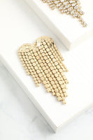 Laden Sie das Bild in den Galerie-Viewer, Gold Kristall Tropfen Ohrringe